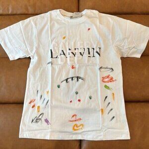 Gallery Dept LANVIN Painted Splatter White T-Shirt Mens Sizes S, M, L